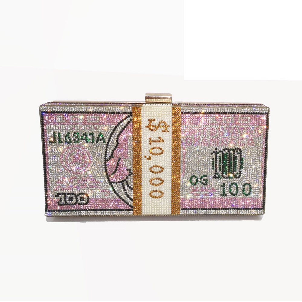 High quality Shine Money Bag Clutch